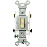 Leviton 1222-X 20 Amp Toggle Double-Pole AC Quiet Switch